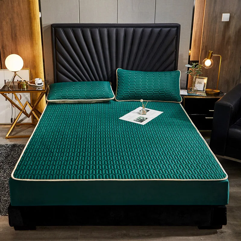 Summer Cool Down Latex Mat for Bed Soft Comfortable Cooling Bed Mat Kit