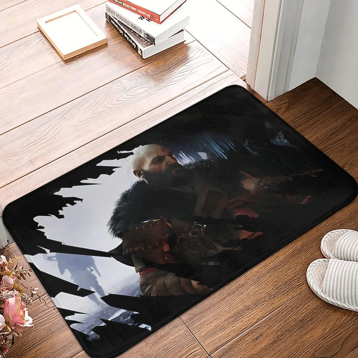 God Of War Ragnarok Gioco Bagno Tappeto Antiscivolo God Of War Kratos Soggiorno Mat Porta D'Ingresso Zerbino Decorazione Della Casa Tappeto