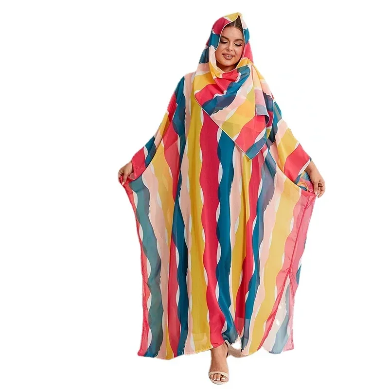 Evening Dress Women Dashiki Muslim Fashion Abaya African Clothes Robe Marocaine Luxury Dubai Kaftan Dress Vetement Big Size