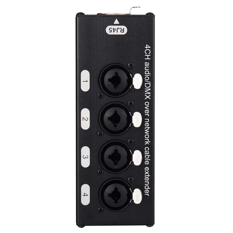 XLR cable 4 Channel 3 Pin Multi Network XLR Cable to RJ45 Ethercon Network Signal for Stage Sound Lighting Recording Studio Male Female