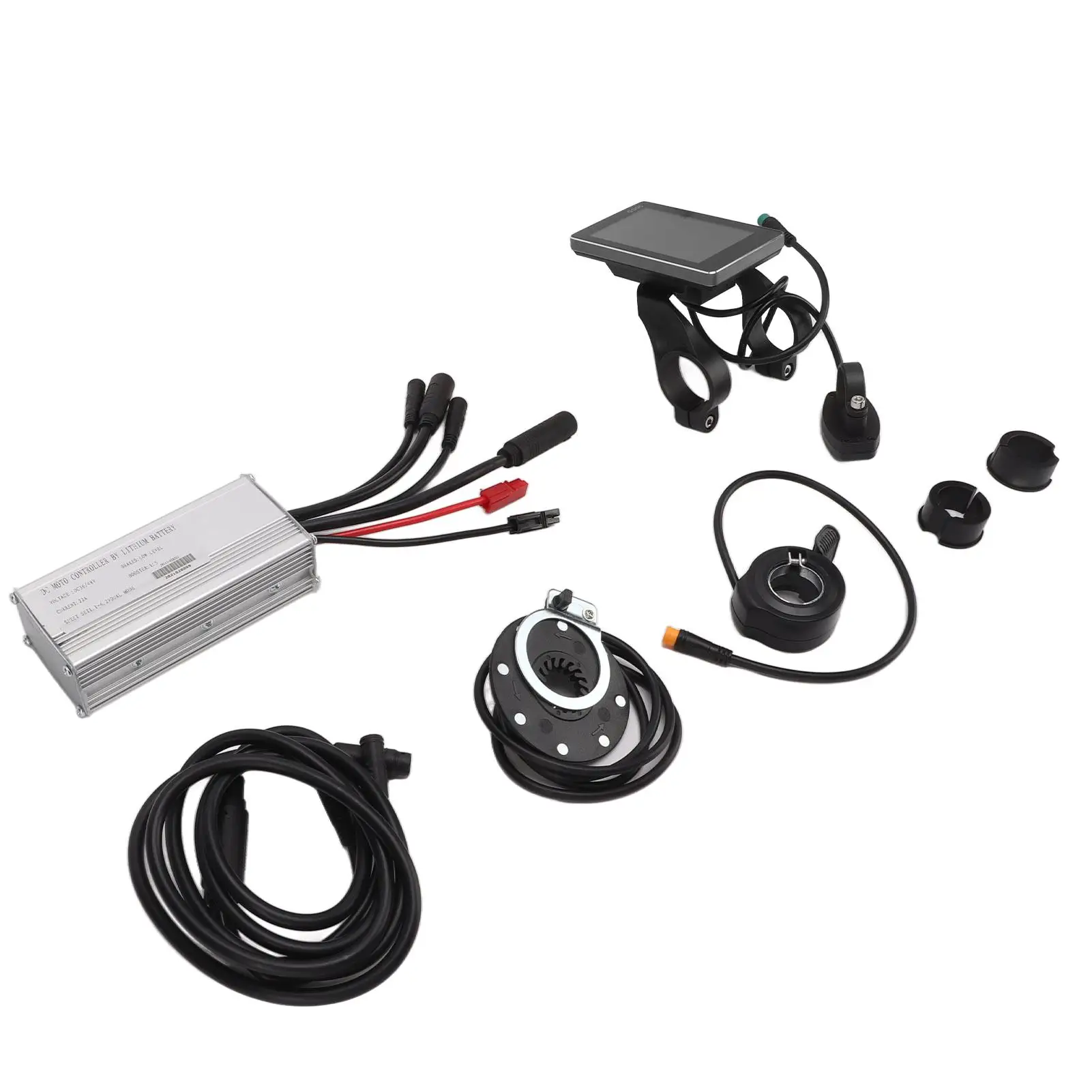 Electric Bike Conversion Kit 22A Controller GD06 Display Aluminum Alloy Shell for 500W Motor