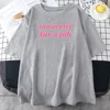 Infinite Icon Paris-Hilton Tshirts Too Pretty for A Job Printing T-shirt Summer Short Sleeve Cotton Tees Tops Graphic Clothes 5
