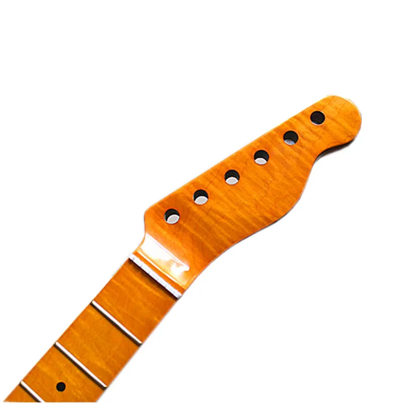 Disado 21 22 24 Frets One Piece Tiger Flame Maple Electric Guitar Neck
