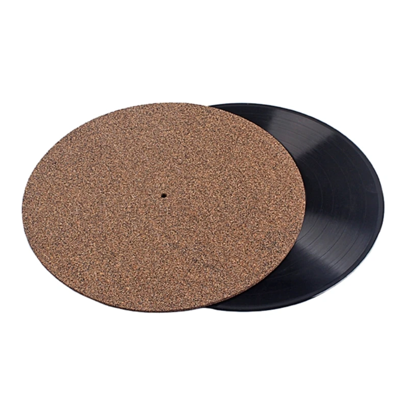 12 In Turntable Platter Mat Cork Turntable Slip Mat Non Slip Anti