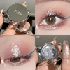 Gel Texture Metallic Eyeshadow Palette Diamond Smoky Monochrome Glitter Body Highlighter Powder Cream Brighten Shiny Eyes Makeup