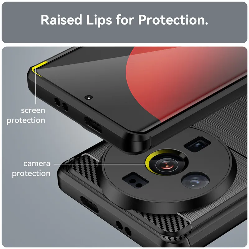 Shockproof Soft Silicone Bumper Case for Xiaomi 12S Ultra - Luxurious Protection Cover