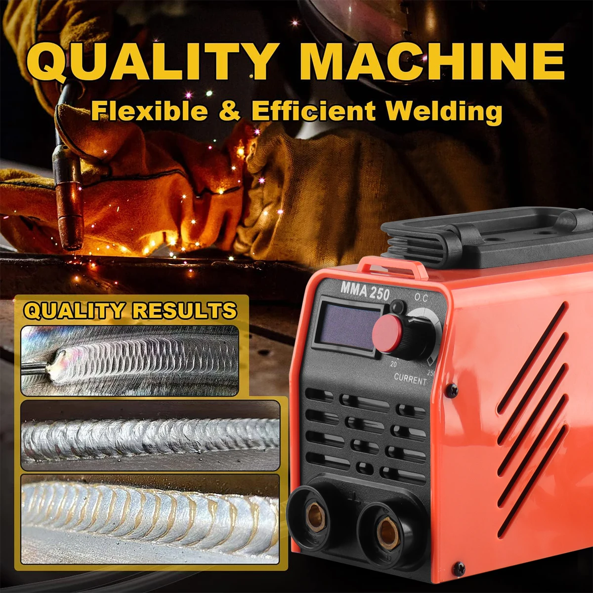 Electric Welding Machine attachment 250A Adjustable Home Mini Welding Device Direct Current Manual Metal Arc Electric Welder 4