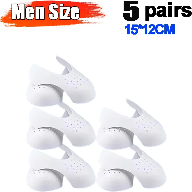 Shoe Anti-Crease Protector - 10 Pairs Sneaker Guard & Shoe Stretcher