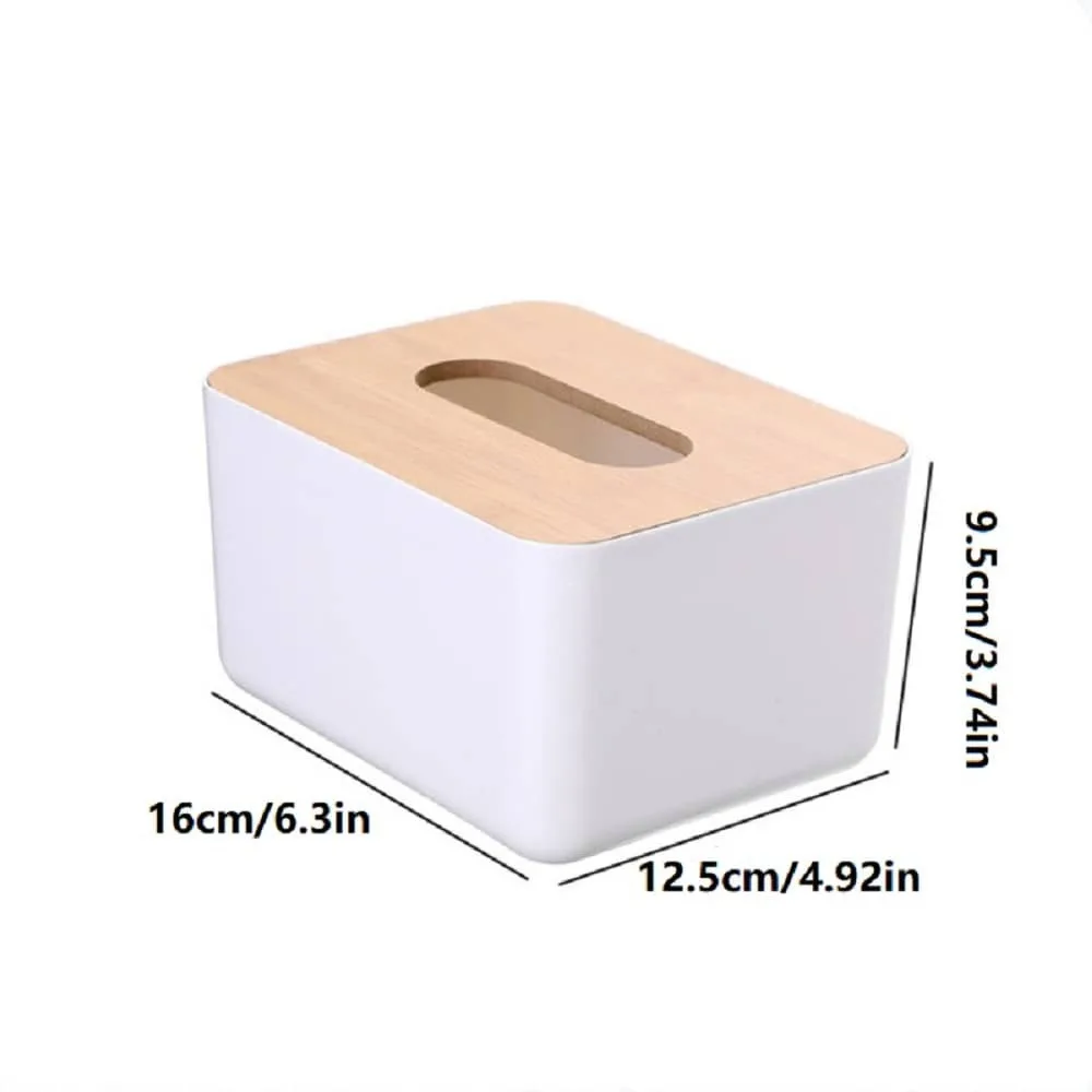 Portable Tissue Box Holder With Lid Removable Tissue Box Mini Tissue Storage Tube Holder Storage Box Desktop Napkin Organizer 6