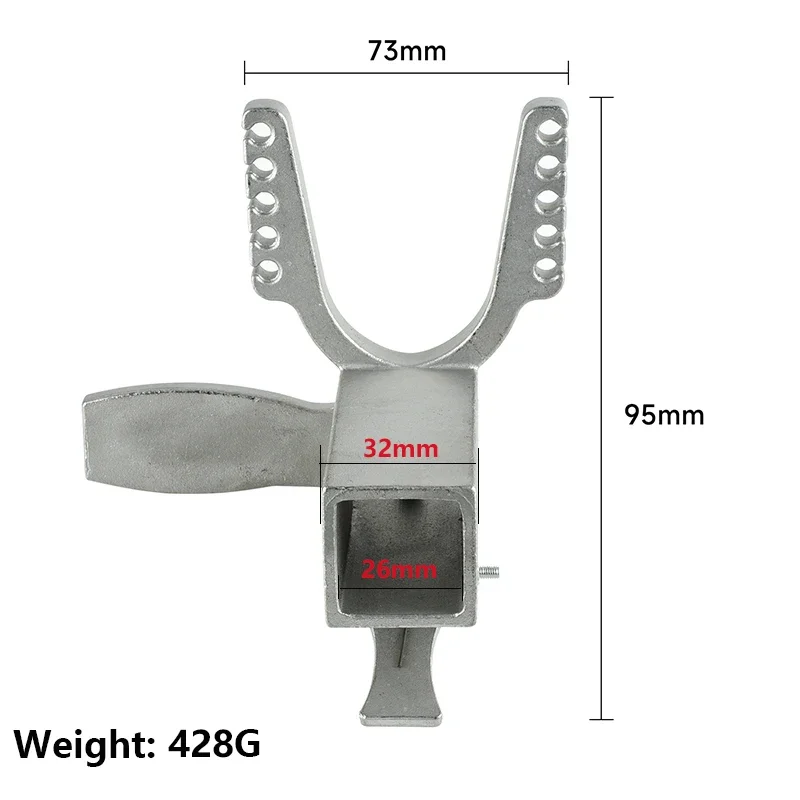 Mechanical Slingshot Accessories DIY 304 Stainless Steel  Slingshot Accessories Sliding Module Trigger Strong Rubber Band 2