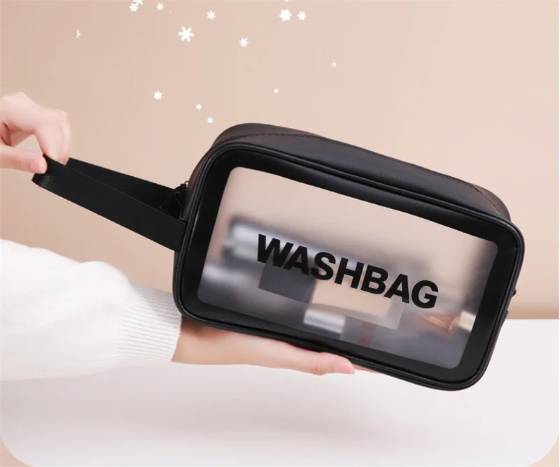 Tragbarer Reise wasch beutel für Damen, transparent, wasserdicht, Aufbewahrung beutel für kosmetische Organizer, Frauen – Detail 3