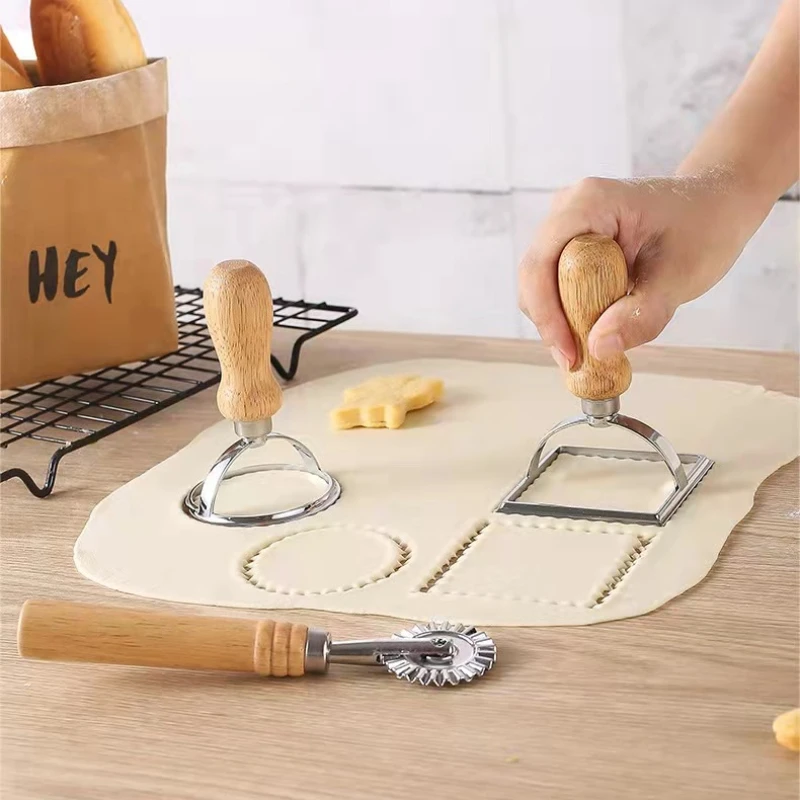 Round Ravioli Cutter Dumpling Mold Maker Square Ravioli Stamp Mold Pastry Cutter