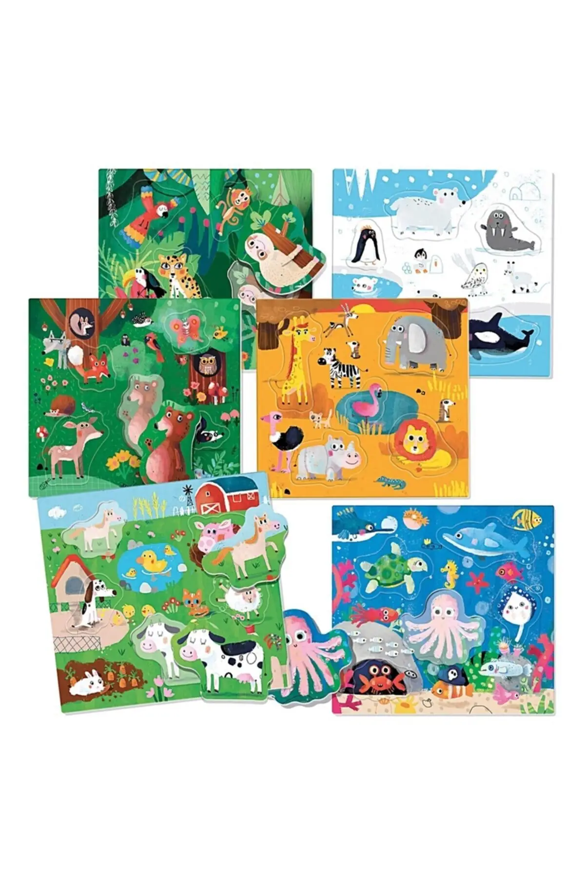 

Hobby & Fun Living Headu Animals Lotto Puzzle Mu22847 Playgroups