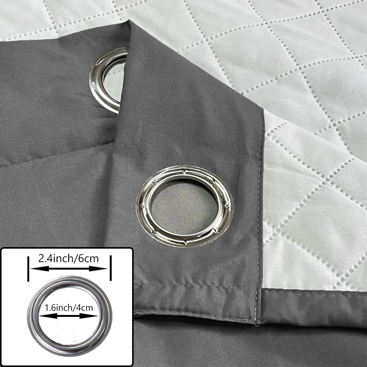 Thermal Insulation Curtains - Thickened Cotton Window Drapes for Bedroom & Living Room