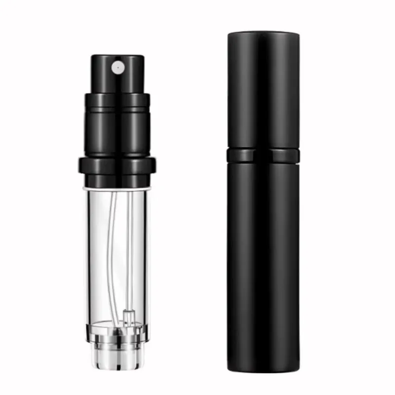 Mini Portable Perfume Spray Liquid Container Refillable Cosmetic Travel Aluminum Spray Empty Bottles 5ml spray bottle