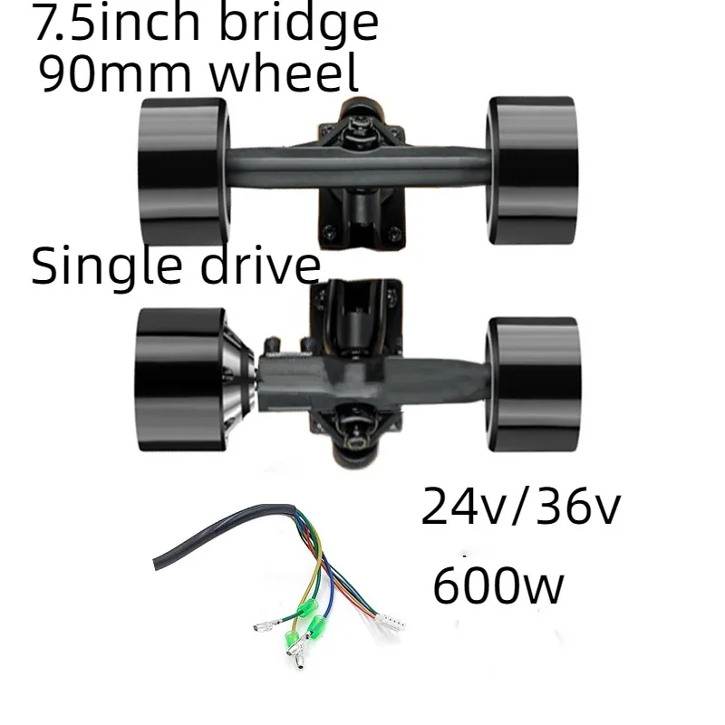 Four-wheel Electric Scooter Remote Controller Motherboard Motor Wheel Battery Waterproof Diy Electric Skateboard Motor