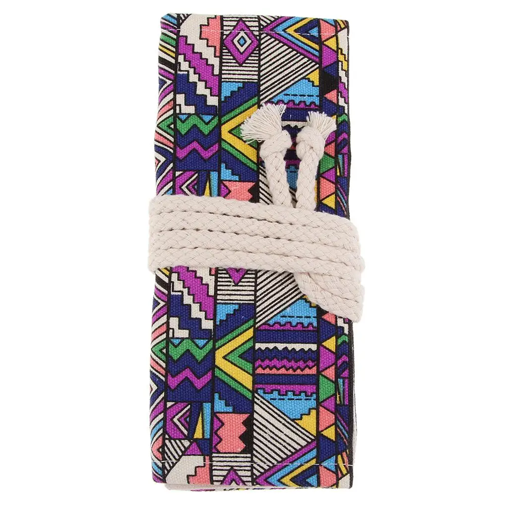 Multi-functional Canvas Pencil 12/24/36/48/72 Slots-Multicolor, 72 Slots