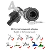 Universal Garden Hose Pipe Fitting Faucet Adapter Kitchen Bath Tap Mixer Tap Faucet Multi-function Faucet Adapter O-ring Water 1
