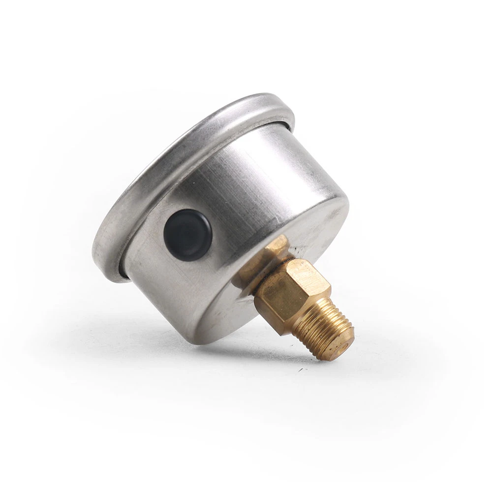 45mm 게이지 조절식 연료 압력 조절기 게이지 0-60psi 0-100psi 리퀴드 크롬 블랙 유니버셜