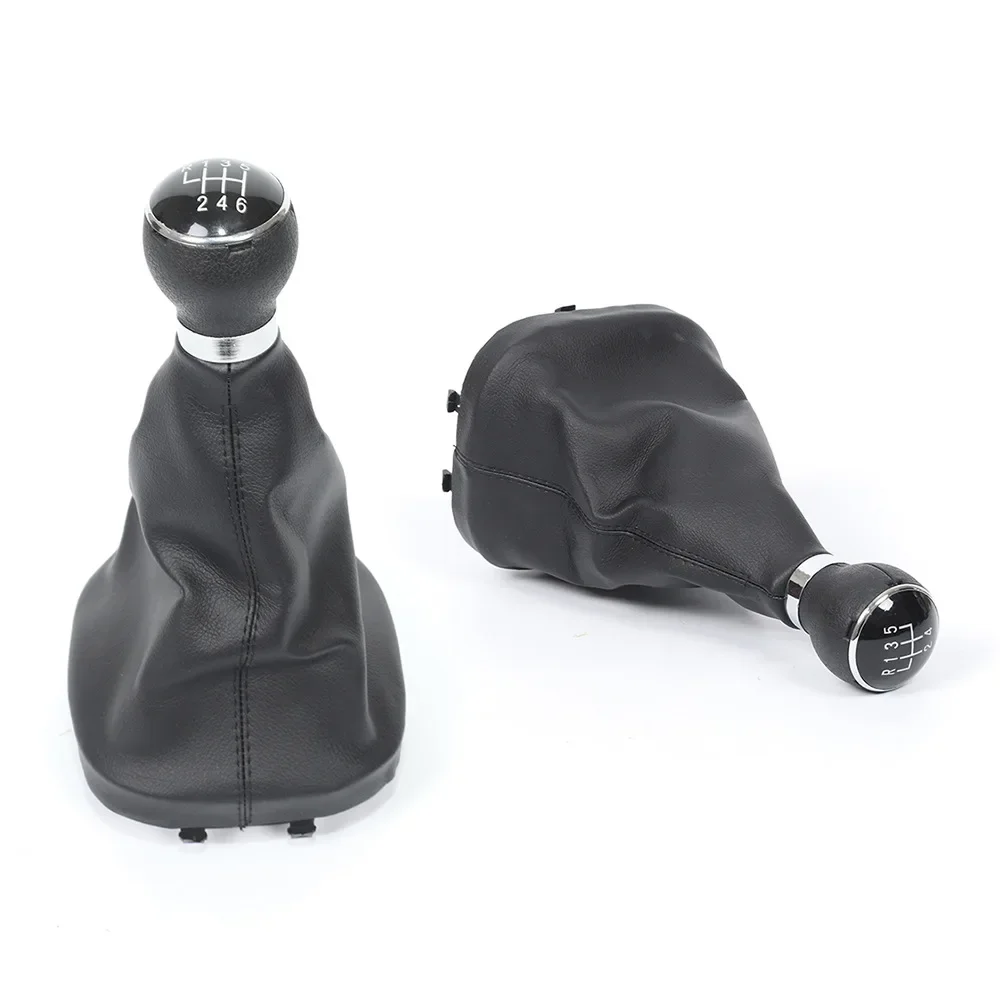 Gear Shift Knob 5/6 Speed Gaiter Boot Cover For VW Touran Caddy MK2 2003-2015