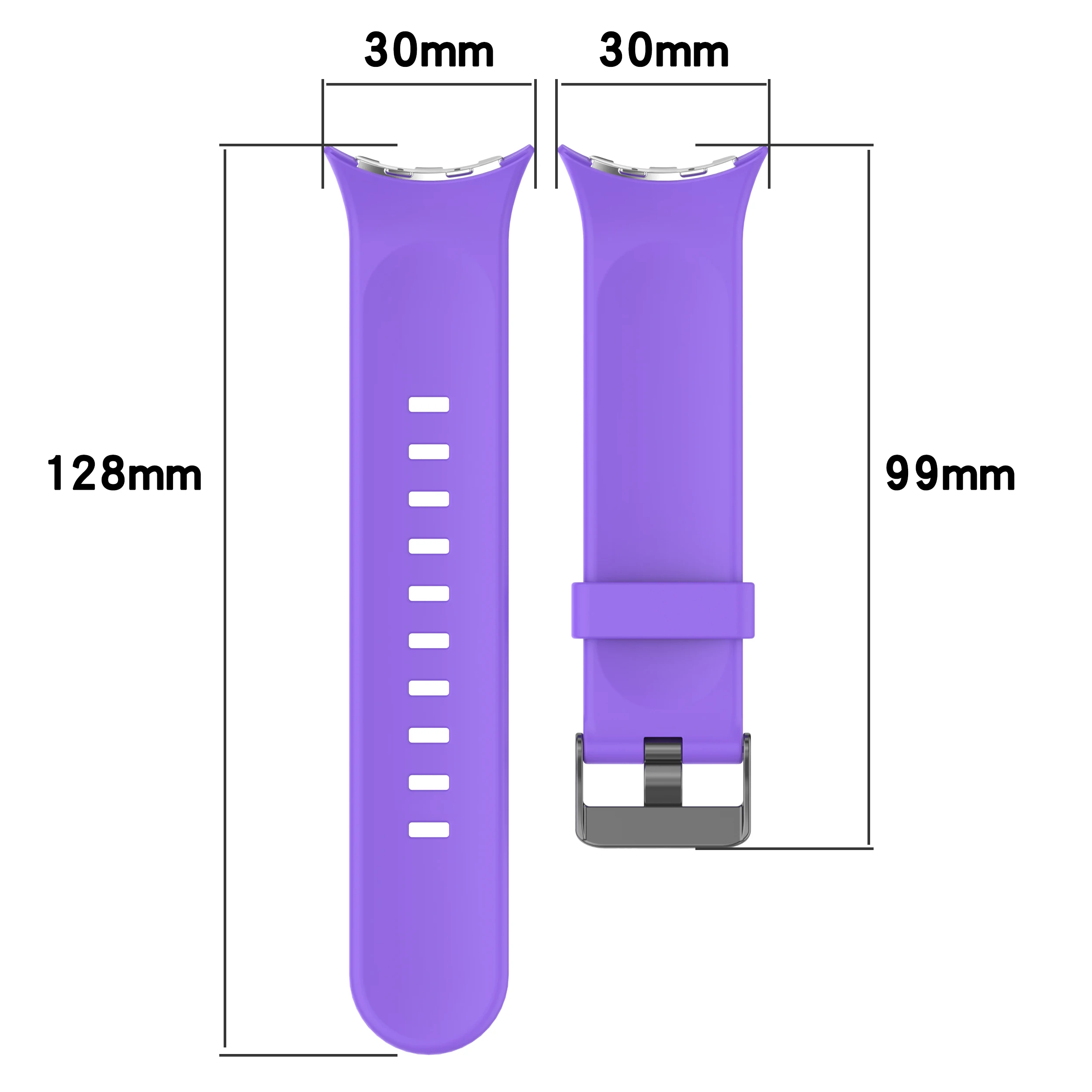 Elegant Silicone Strap - Classic and Stylish Watch Band