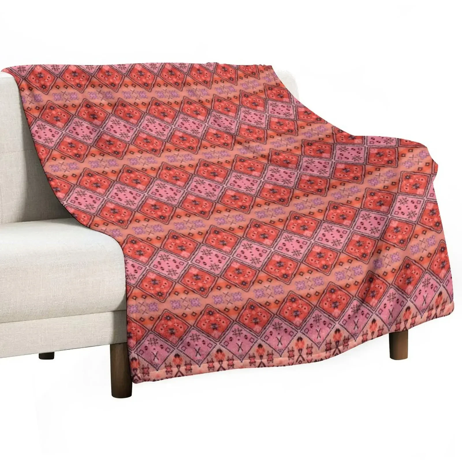 

Boho Farmhouse Stylish Oriental Traditional Moroccan Style Artwork Throw Blanket Stuffeds blankets ands Hairys Blankets