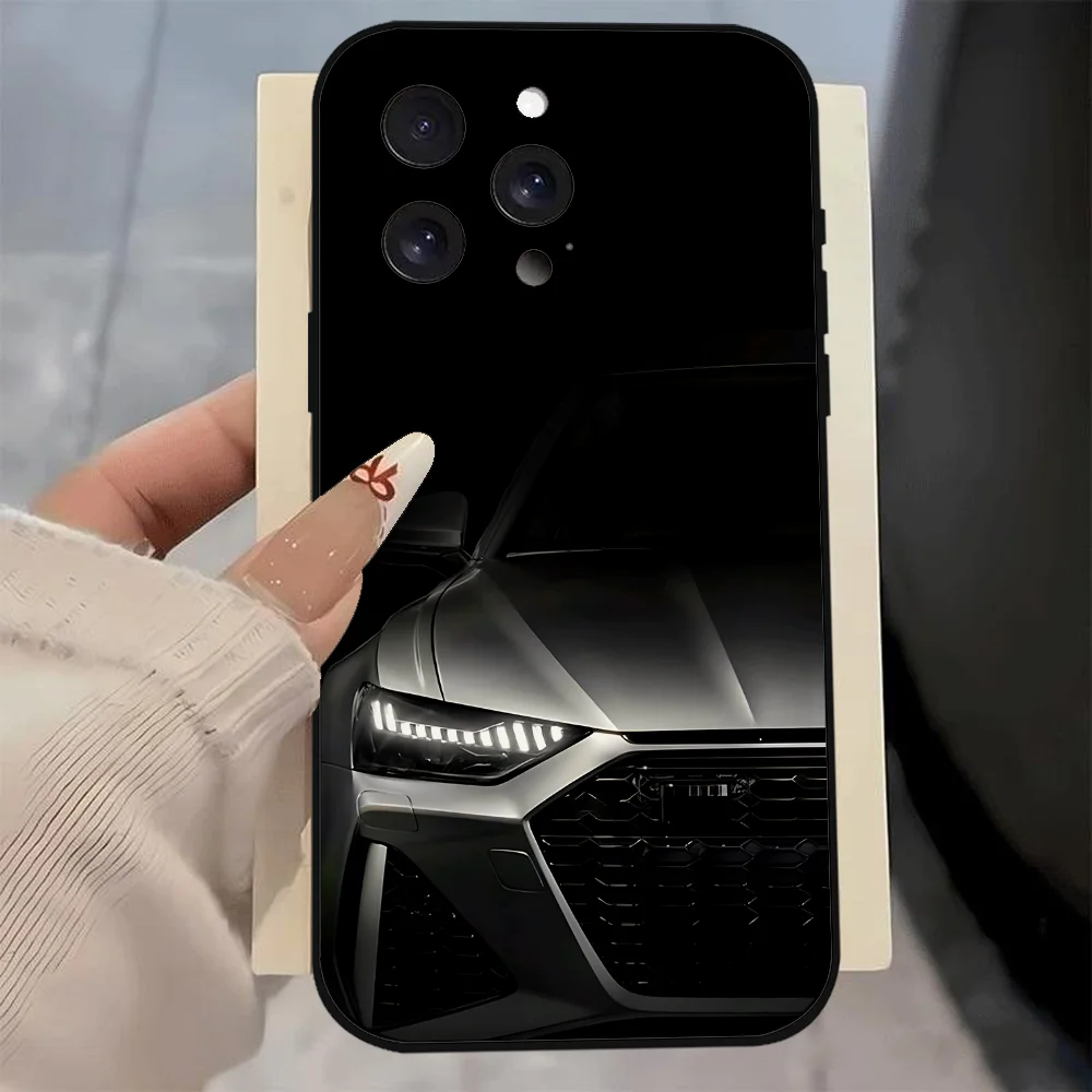 Sleek Audies RS Sports Car Black Phone Case