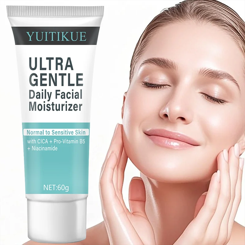 YUITIKUE Ultra Gentle Daily Facial Moisturizer for Normal to Sensitive Skin with Chamomile Vitamin B5 And Niacinamide