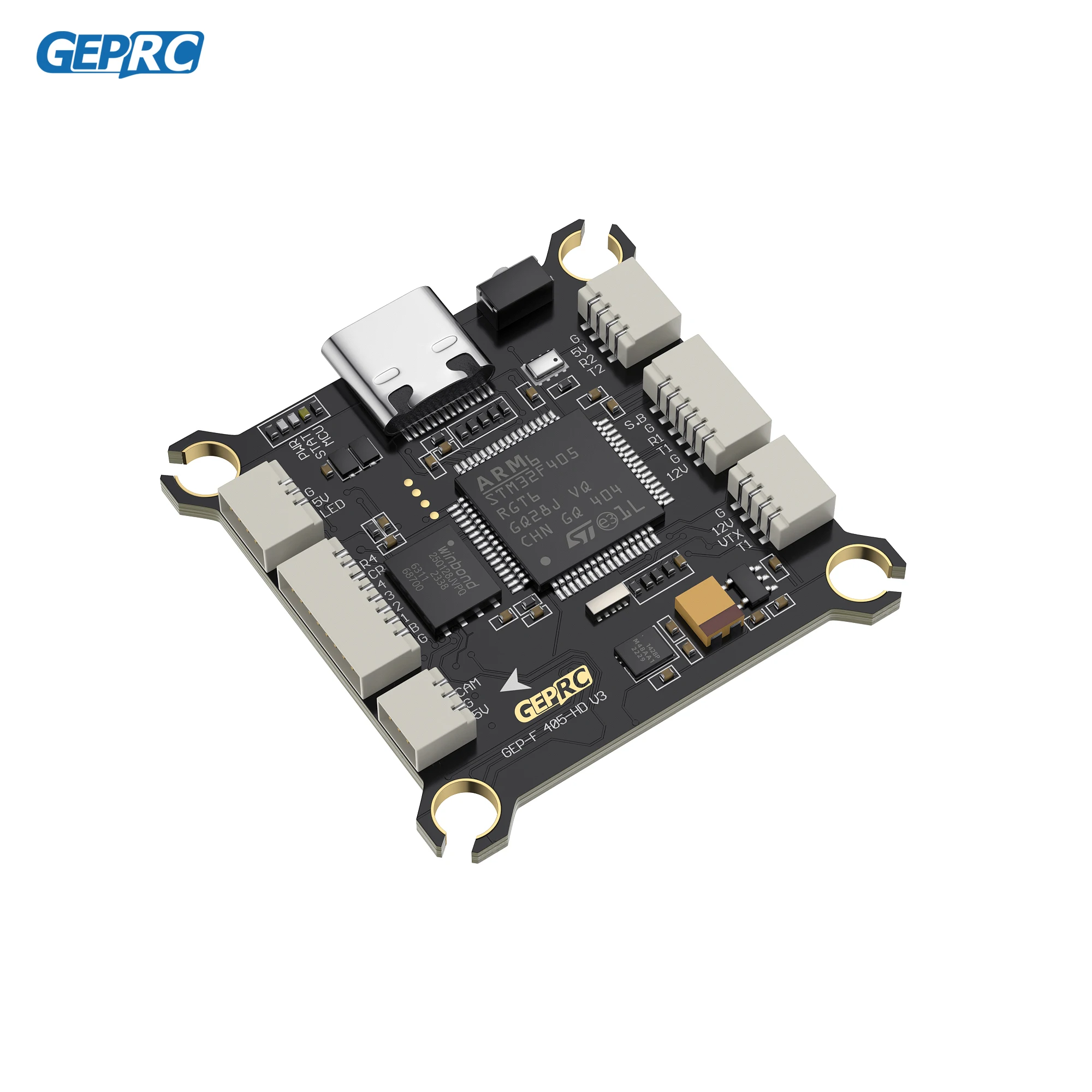 GEPRC TAKER F405 HD V3 Контроллер полета 65A 60A 4IN1 ESC 42688-P Анализ данных гироскопа Запись полетного барометра Гоночный FPV Дрон thumbnail 5
