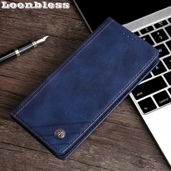 Premium Magnetic Flip Leather Case - Elegant Protective Phone Cover for Tecno Pova Neo 3 (Dark Blue)