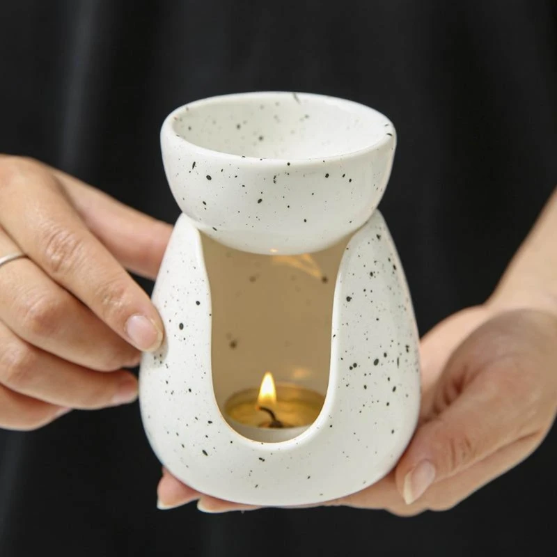 Queimadores óleo cerâmico, lâmpada aromatização, suporte para tealights, aquecedores difusores aromatização para