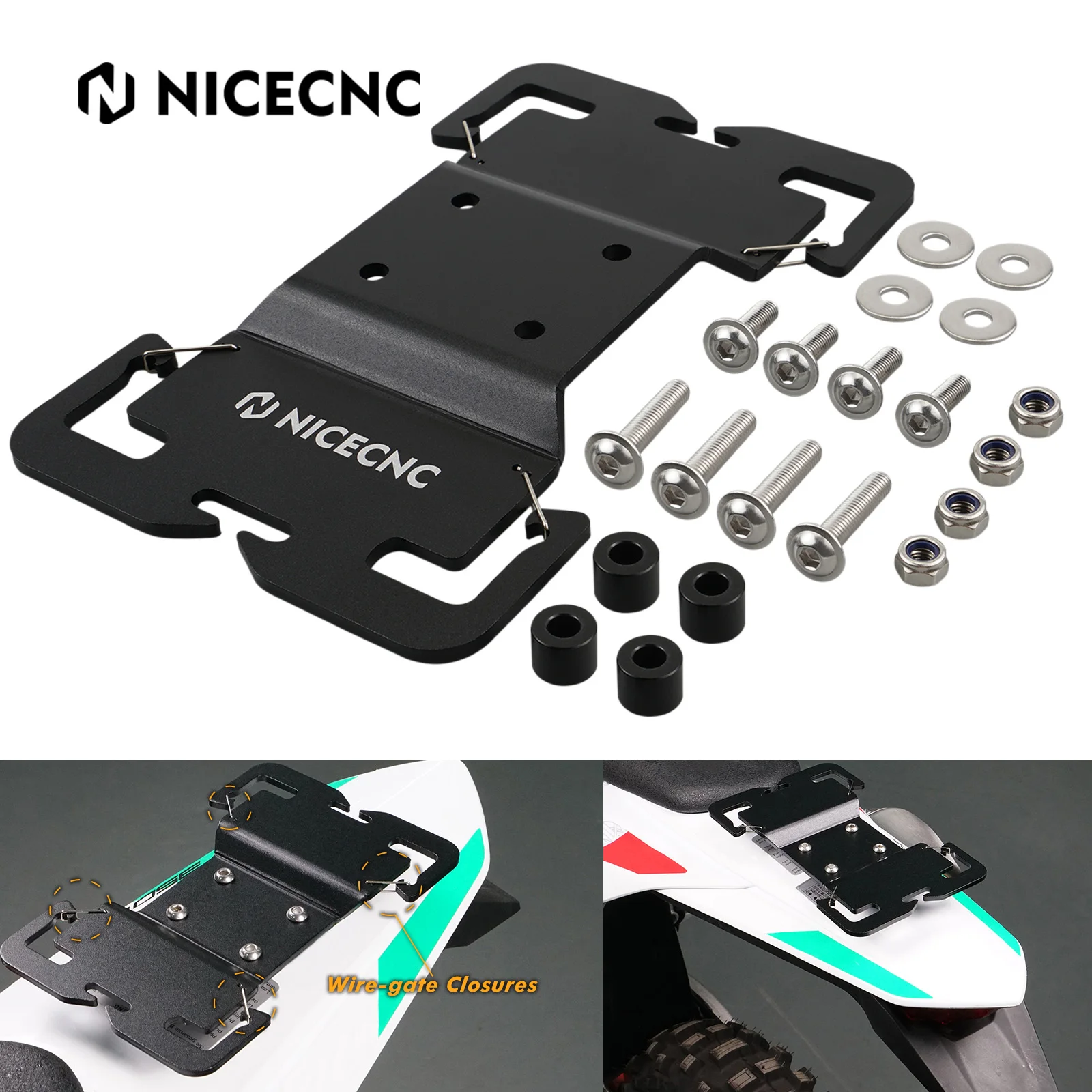 JFG RAICNG DRZ400 Luggage Rack,Dirt Bike Rack,otorcycle