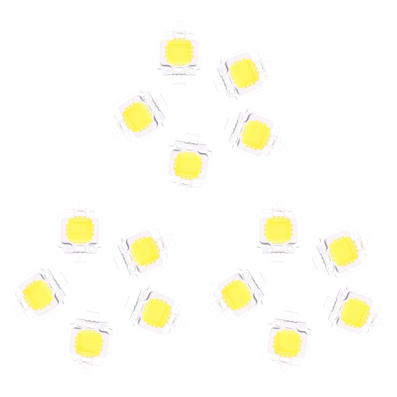 

15 PCS IC LED Bulb Warm White 10W 3200K 800LM 9 - 12V