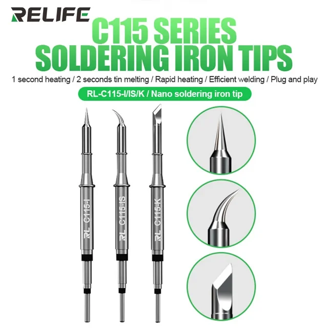 سن كاوية RELIFE RL-C115-I (سن إبرة مستقيم) 1