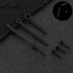 High - Quality Green Luminous Watch Hands Set (Top 9.Black Gray)