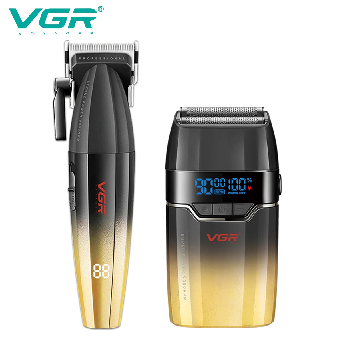 مجموعة ماكينة قص الشعر VGR Vgr 003 9000 دورة في ال...