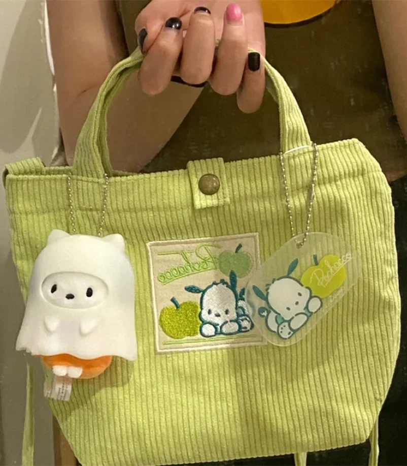 

Kawaii Sanrio Bag Cartoon Cute Plush Tote Pochacco Handbag Messenger Shoulder Bags Plushie for Women Travel Bag Toy Gift