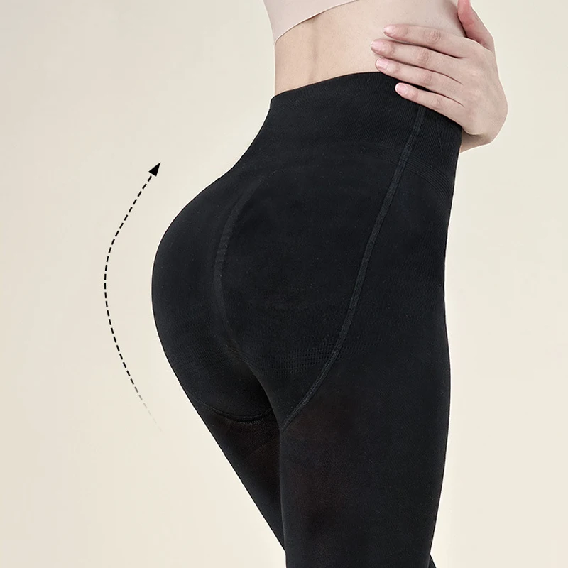 Thick Velvet Warm Pantyhose Women Black Slim Tights Stockings