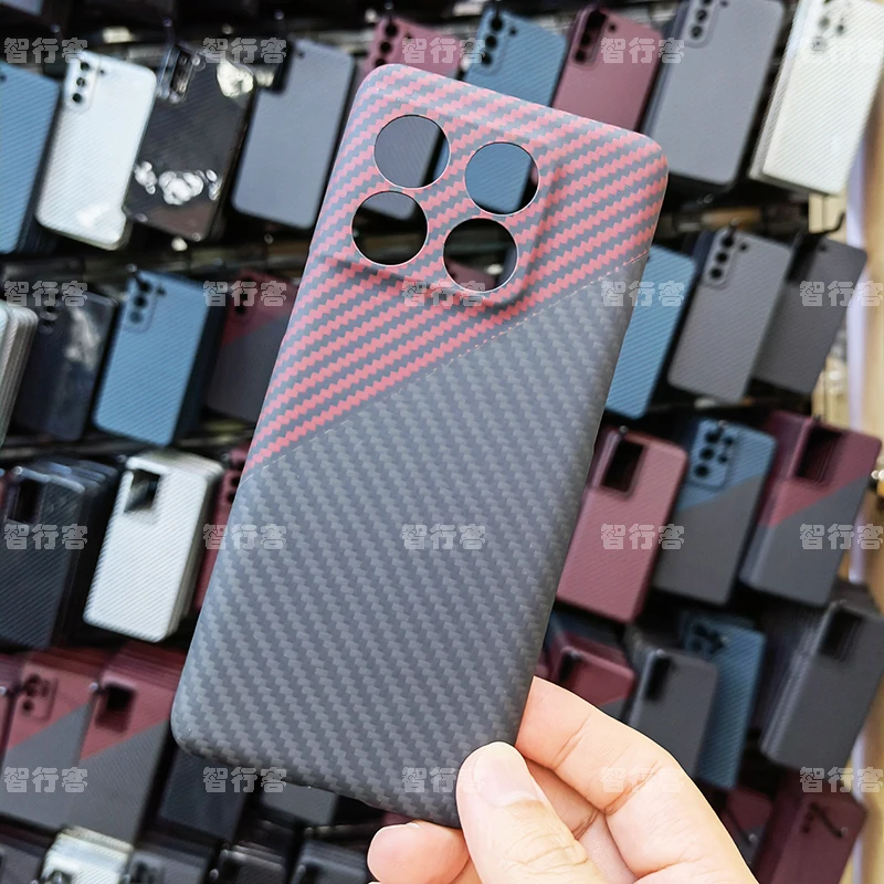 

ZXKE Carbon fiber phone case for OnePlus 10T 5G thin and high-strength aramid fiber protective case