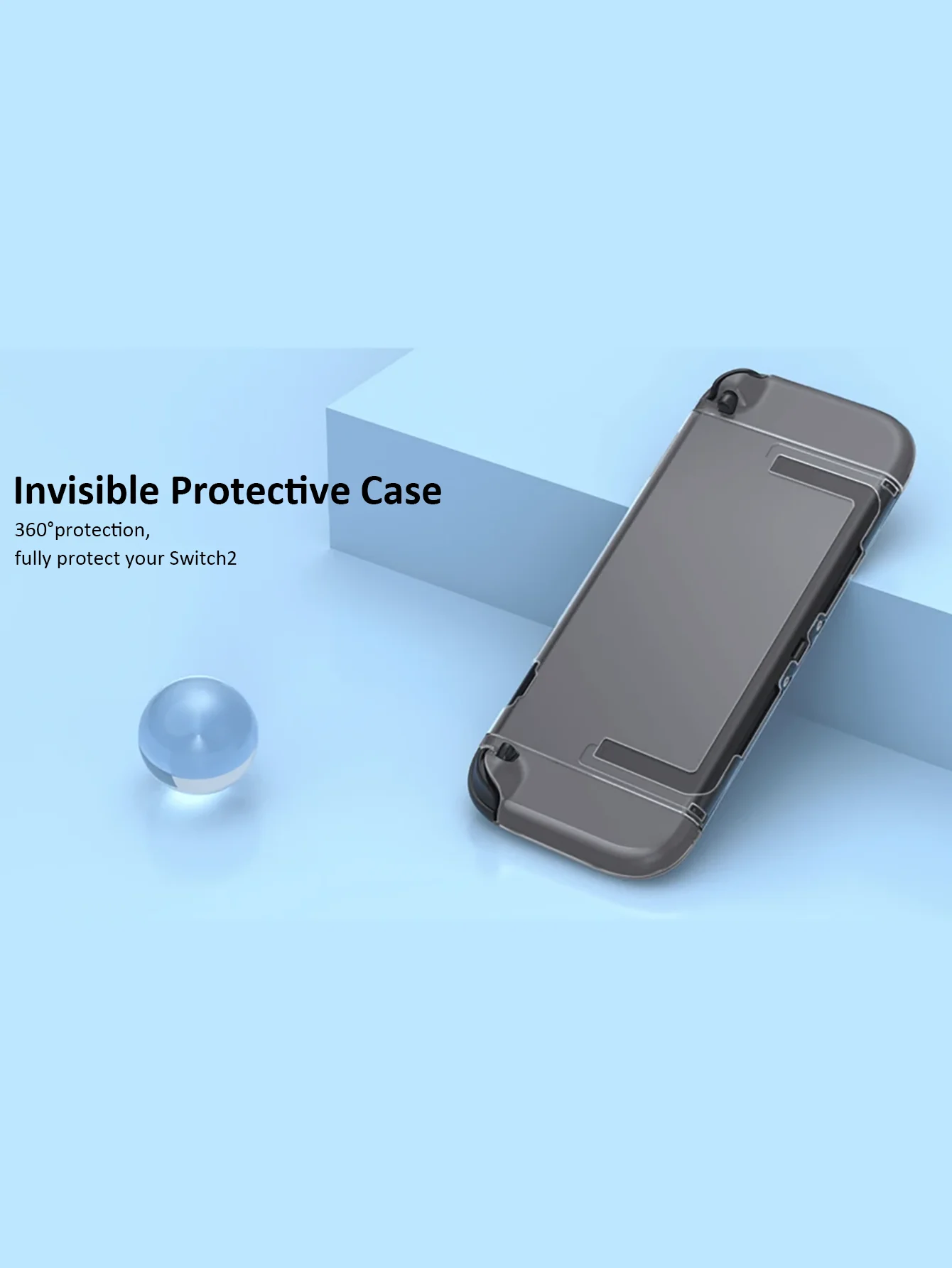 Transparent Protective Case Set for Console and Controllers - Scratch-Resistant, Ultra-Thin with Anti-Fingerprint Coating