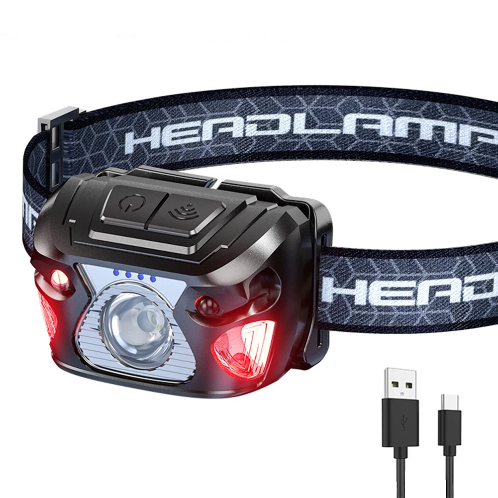 Description Picture 5 of itemLED Headlight Torch Motion Sensor Powerful LED Work Light USB Charging XPE COB Headlamp 400LM for Outdoor Fishing Camping Hiking