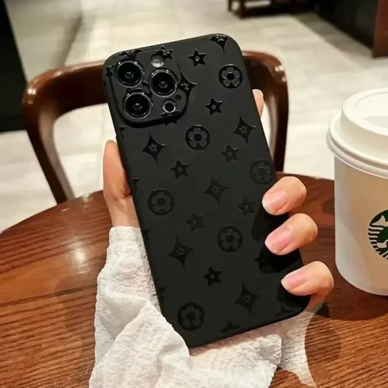 Vintage-Inspired Monogram Phone Case Cover