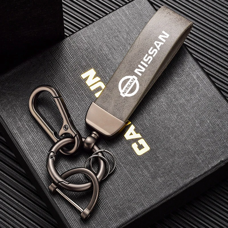 DRT非売品キーリング Metal/Leather Car Styling Emblem Keychain Buckle Key Chain