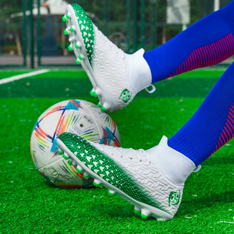 Scarpa da calcio da uomo TF/FG Scarpa professionale per adulti Tacchetto da calcio di alta qualità per adolescenti Anti-labbro Sport all'aria aperta_voghion.com