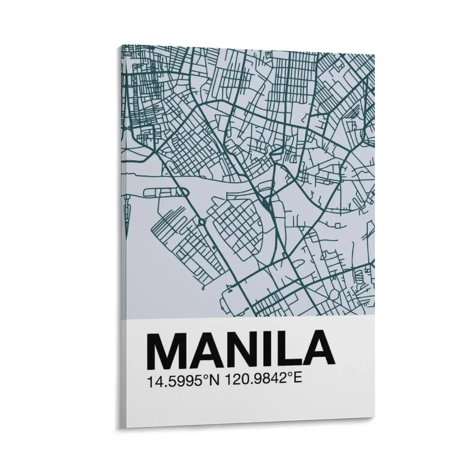 

Manila Map - Bughaw Wall Art Canvas Painting bedrooms decorations anime figure