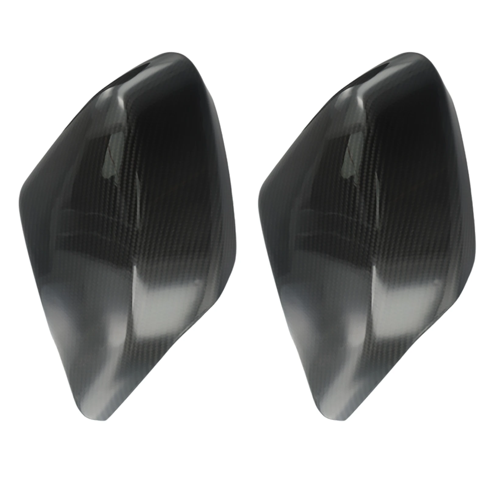 

Car Mirror Cover Carbon Fiber Waterproof Covers Existing Scratches Exterior Fashion Anti-rust Black Car Decoration