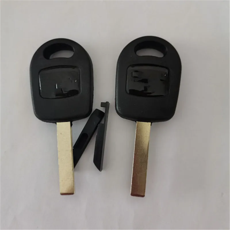 Blank Replacement Transponder Key Shell For Peugeot 307 Man With Groove  HU83 Blade key shell msd plug wires