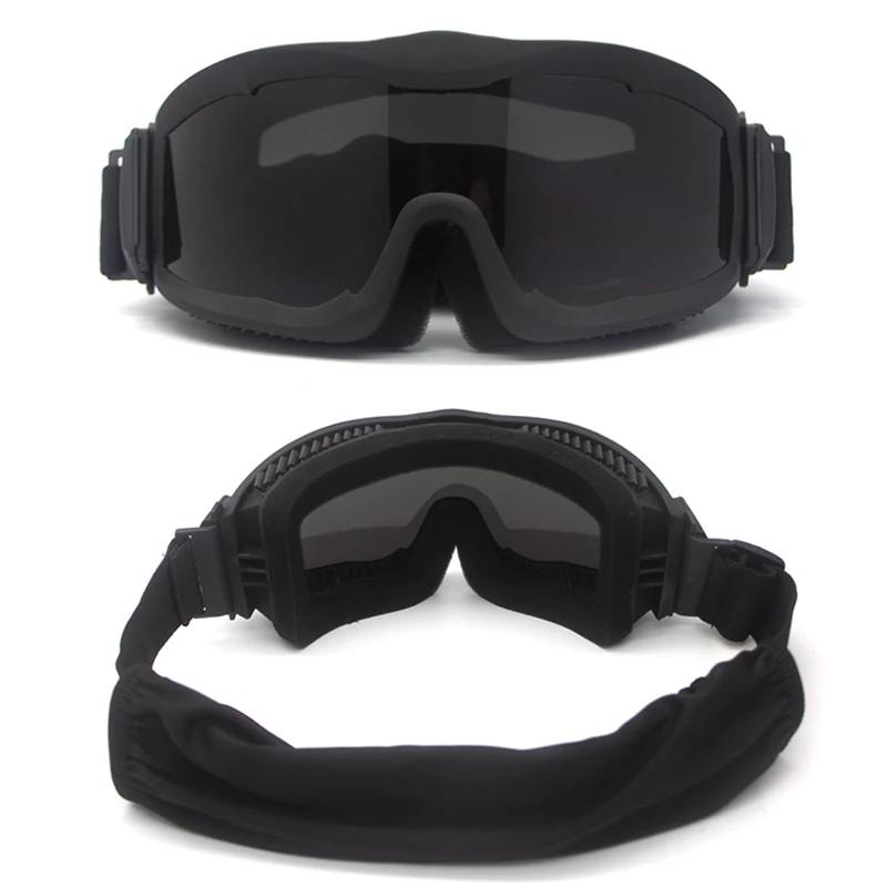Lunettes tactiques 2024 anti-explosion 3mm pour chasse paintball pêche - protection maximale