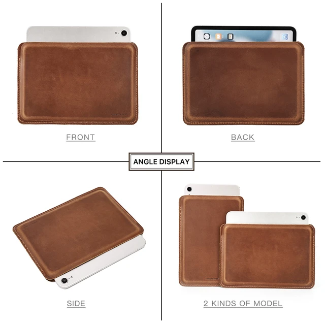 iPad Mini 6 Genuine Cowhide Leather Case - Sleep/Wake