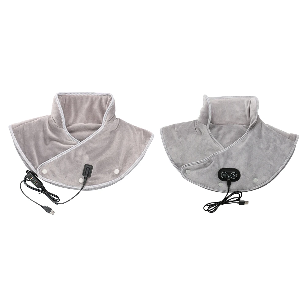 Electric Heating Shoulder Neck Pad Massager USB Heating Pad Fatigue Warm Back Brace Tool Birthday Christmas Gifts for Mom Dad